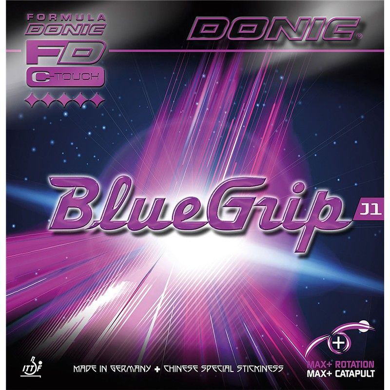 Donic (Donic) blue grip J1 table tennis rubber (al107-aa), red