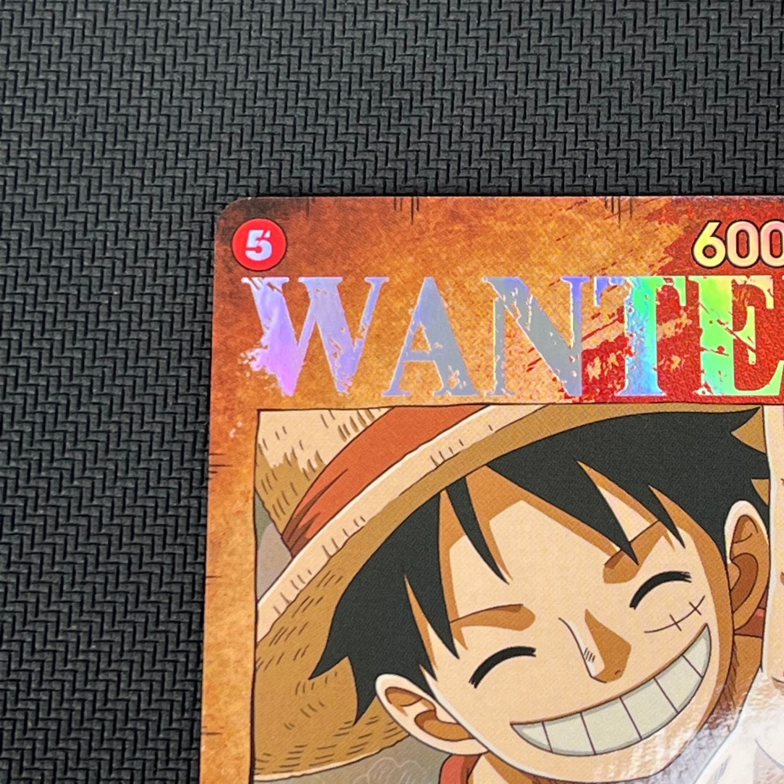 ワンピカード モンキー・D・ルフィ WANTED 手配書 SP SR スペシャル