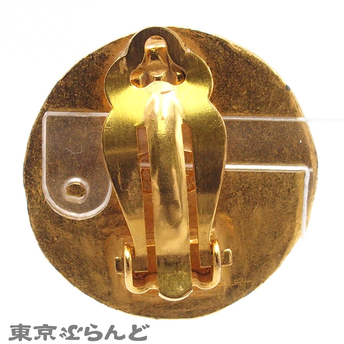 シャネル CHANEL イヤリング パール ココマーク 94P ゴールド CHANEL 94P CC Logo COCO Mark pearl Earrings Gold Vintage Authentic