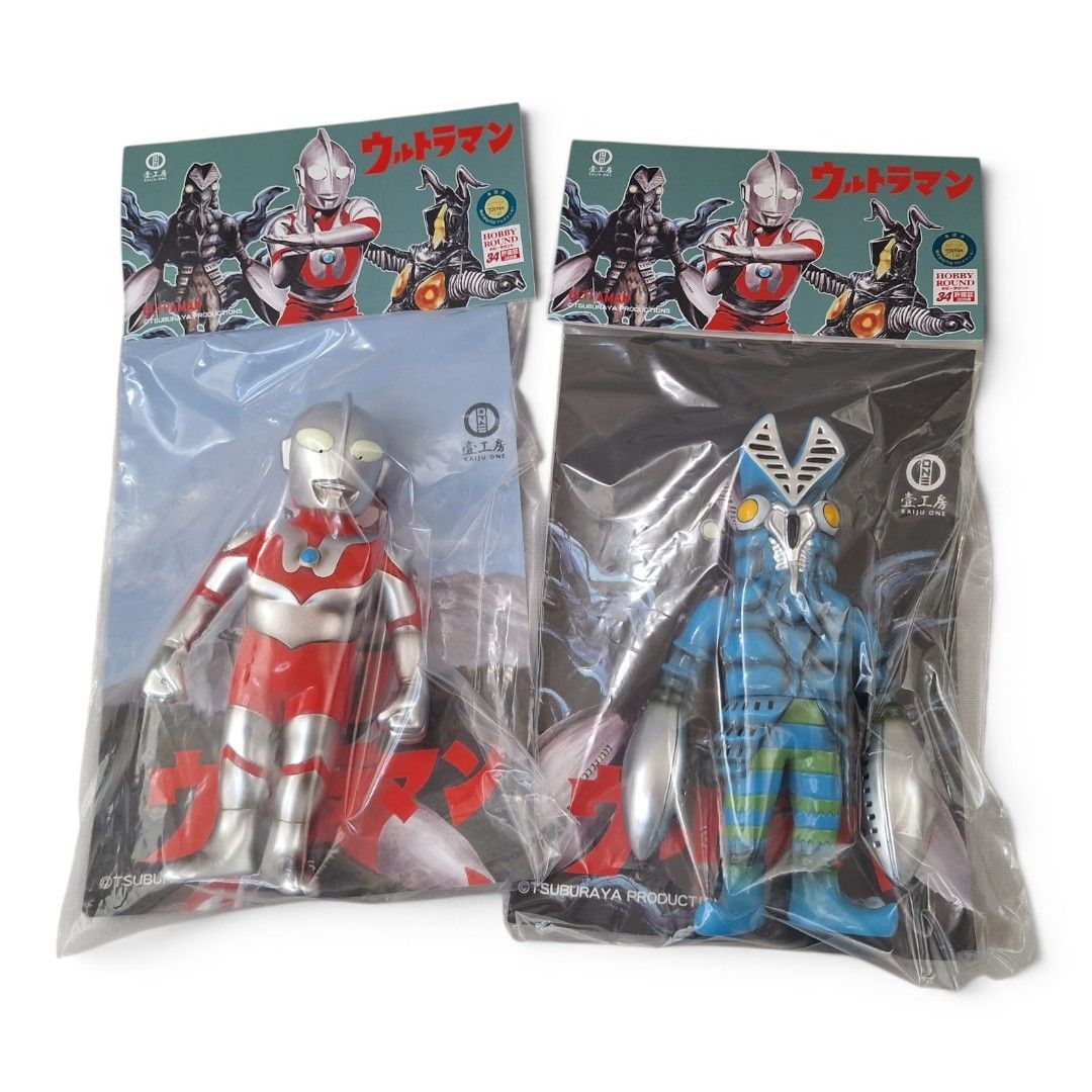 新品未開封】ホビーラウンド34 限定 ウルトラマン & バルタン星人