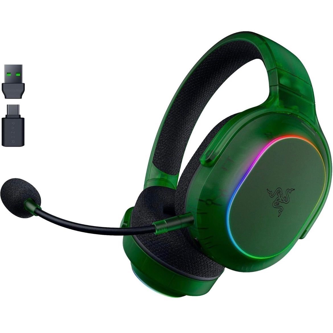 Razer レイザー Barracuda X Chroma Phantom Green Editionグリーン ワイヤレスゲーミングヘッドセット