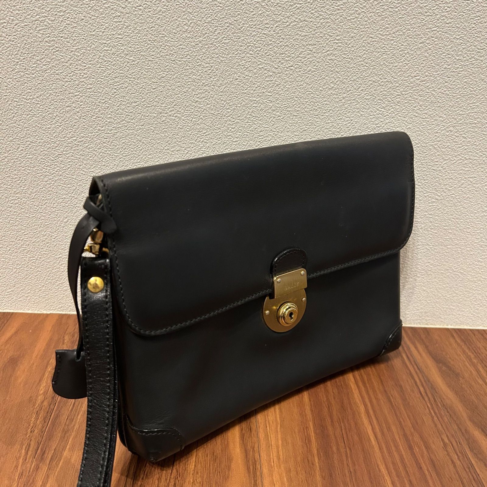 BALLY　クラッチバッグ　パーティー　ブラック　レザー　レディース　バリー BALLY バリー メンズ レディース クラッチバッグ セカンドバッグ 鍵