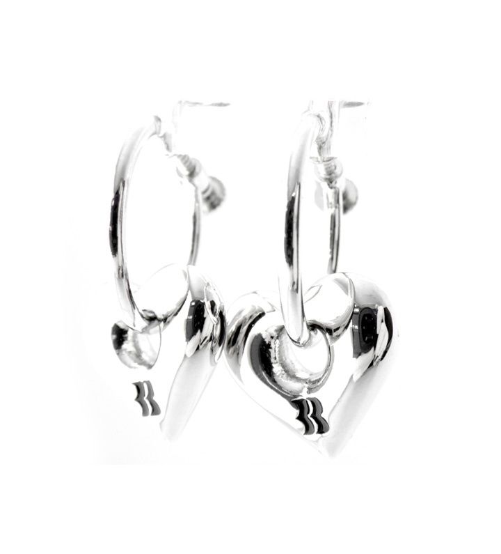 ベイシックス BASICKS 【 BB LOGO EARRINGS S4 5 1106 】 ロゴ モチーフ シルバー イヤリング 49624