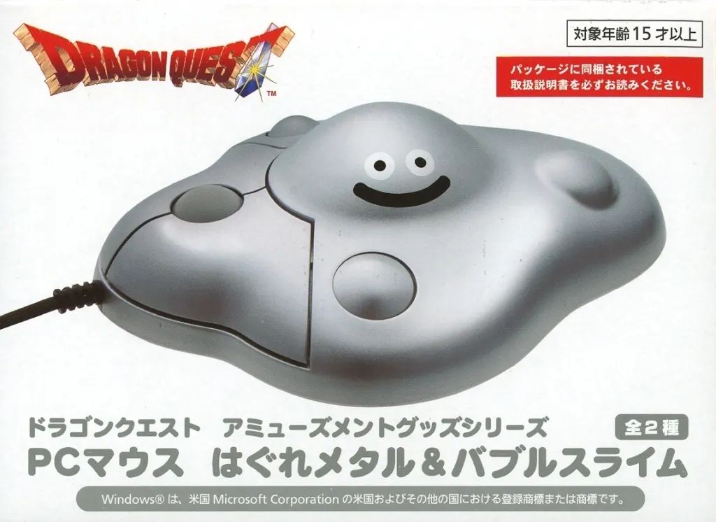 [Used] Mouse Hagure Metal AM PC Mouse Hagure Metal & Bubble Slime “Dragon Quest”