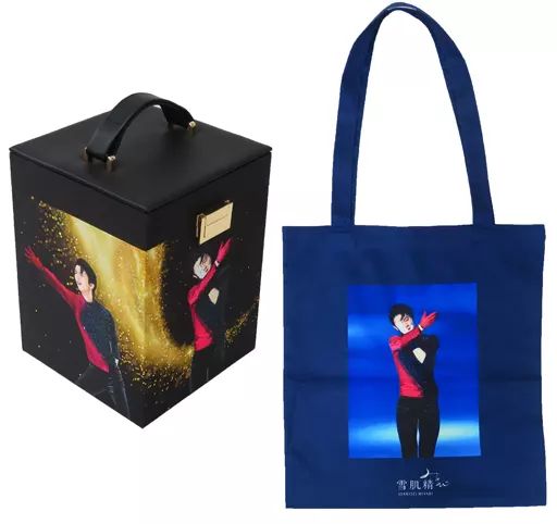 新品　羽生結弦　雪肌精みやび　限定ボックス　トートバッグ　セット　ファントム 中古】グッズセット 羽生結弦 オリジナルボックス＆エコバッグ