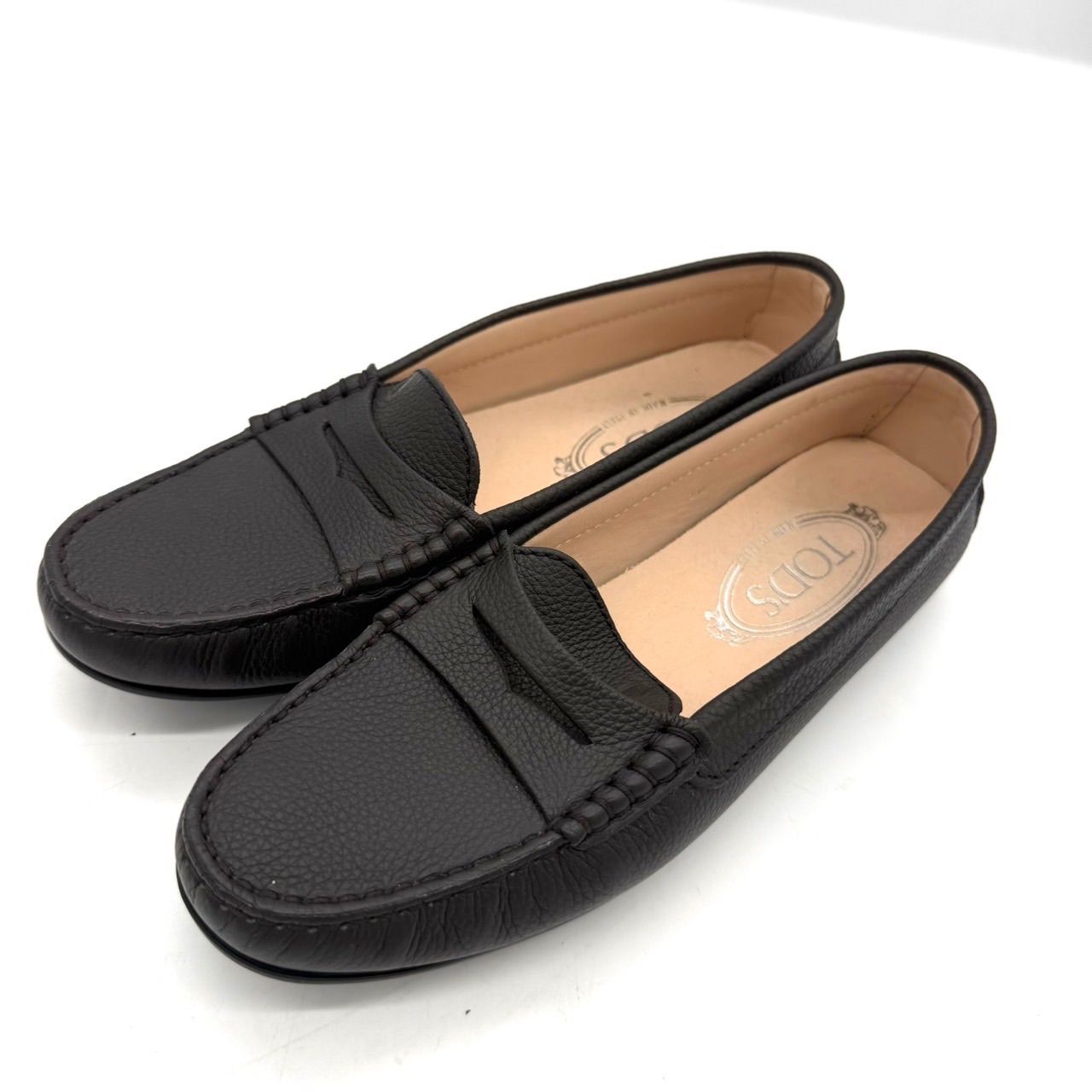 トッズ TODS ローファー ドライビングシューズ 茶 23cm 36 中古 - メルカリ