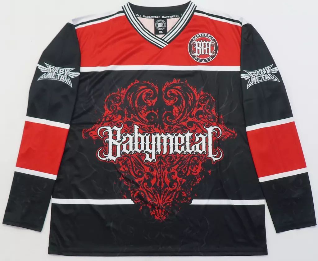 【未使用】BABYL FOX_FEST ホッケージャージ（Lサイズ） 中古】衣料雑貨 BABYMETAL ホッケージャージ ブラック×レッド Mサイズ