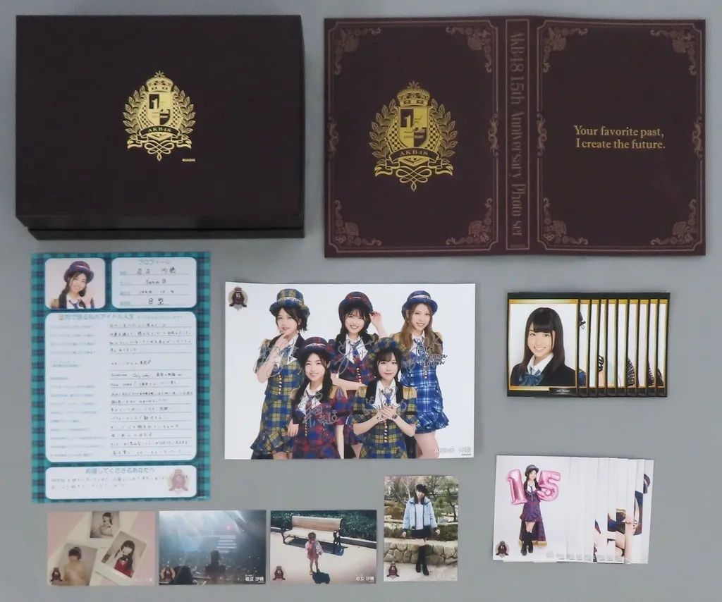 【中古】グッズセット 岩立沙穂 AKB48 15周年記念 豪華生写真セット～きみが好きなカコ、ぼくが作るミライ～