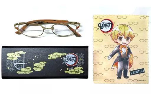 【中古】アクセサリー(非金属) 我妻善逸モデル イメージ眼鏡 「鬼滅の刃×執事眼鏡」