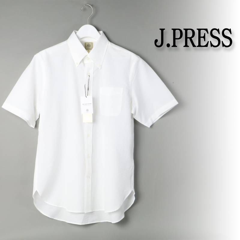 新品 ジェイプレス Jプレス J.PRESS 高通気性 / 軽量 /ノンアイロン/ 撥水【BEAT HEAT SYSTEM】半袖シャツ / B.D. XL # 231