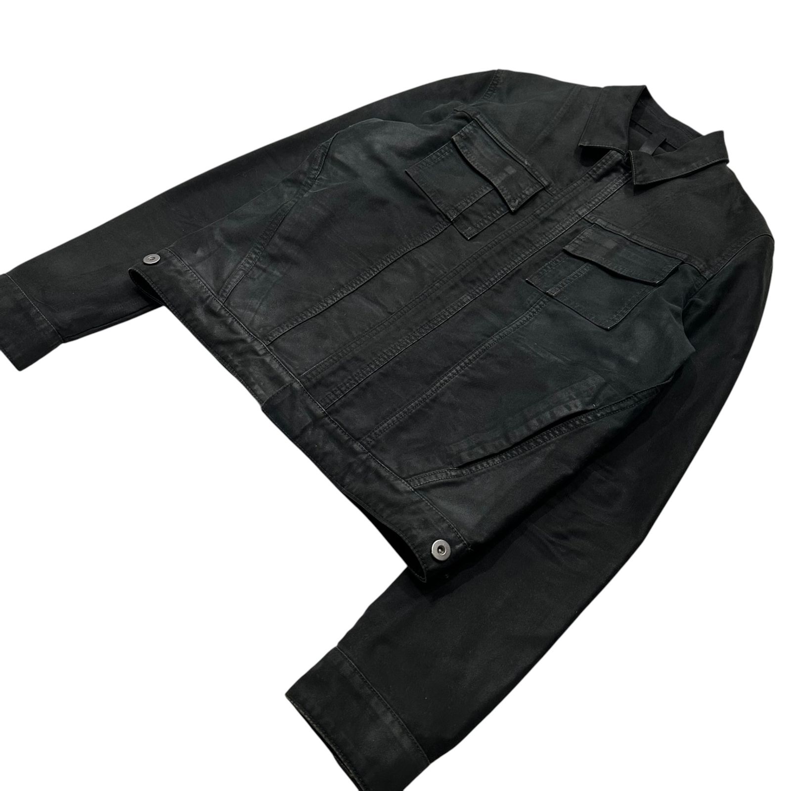 BALENCIAGA(バレンシアガ) 10AW Coated Cotton Trucker Jacket ニコラ 
