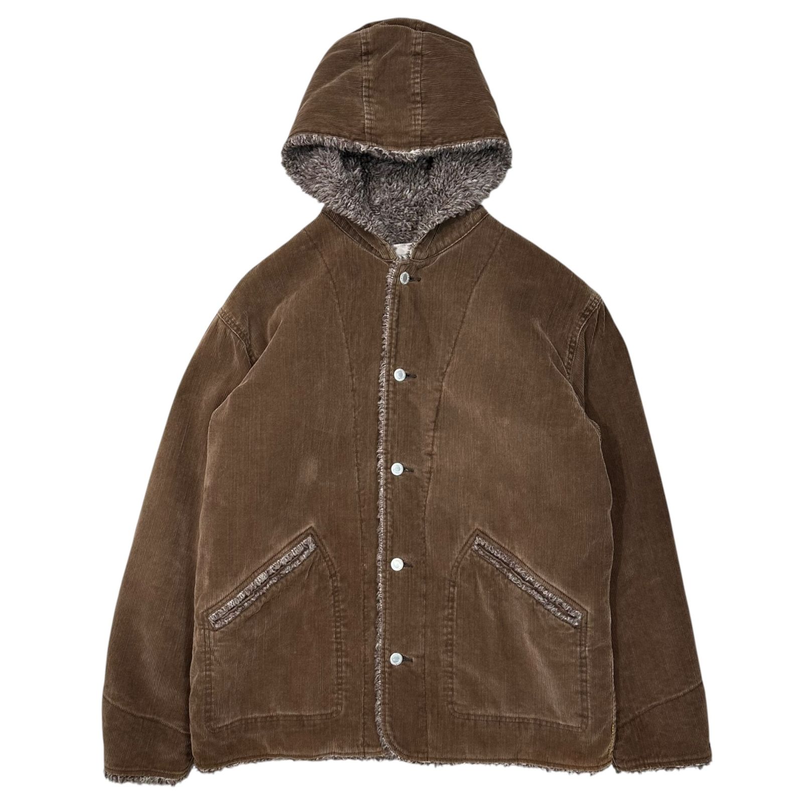GOODENOUGH(グッドイナフ) 00's Corduroy Boa Hooded Jacket