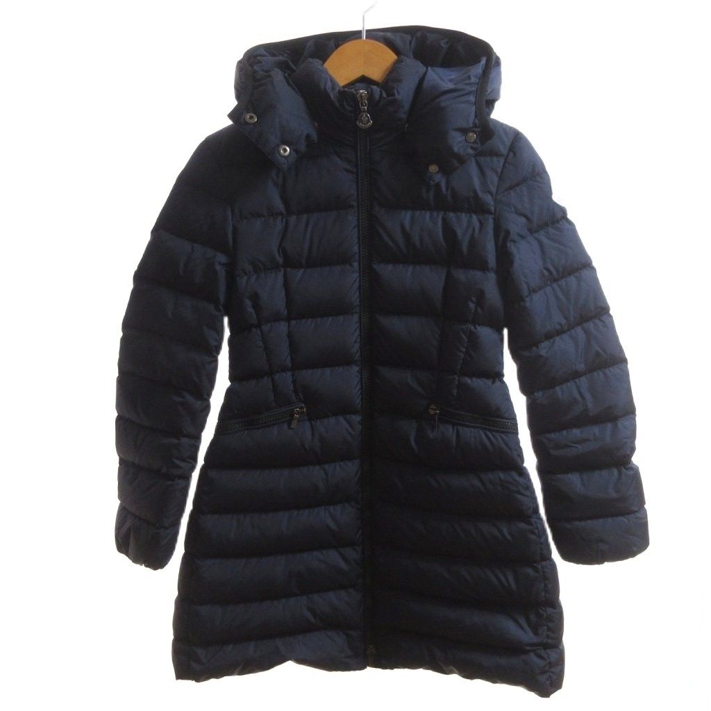 モンクレール MONCLER シャーパル CHARPAL ダウンコート フード付き ダウンジャケット 140 紺 ネイビー E29544990605