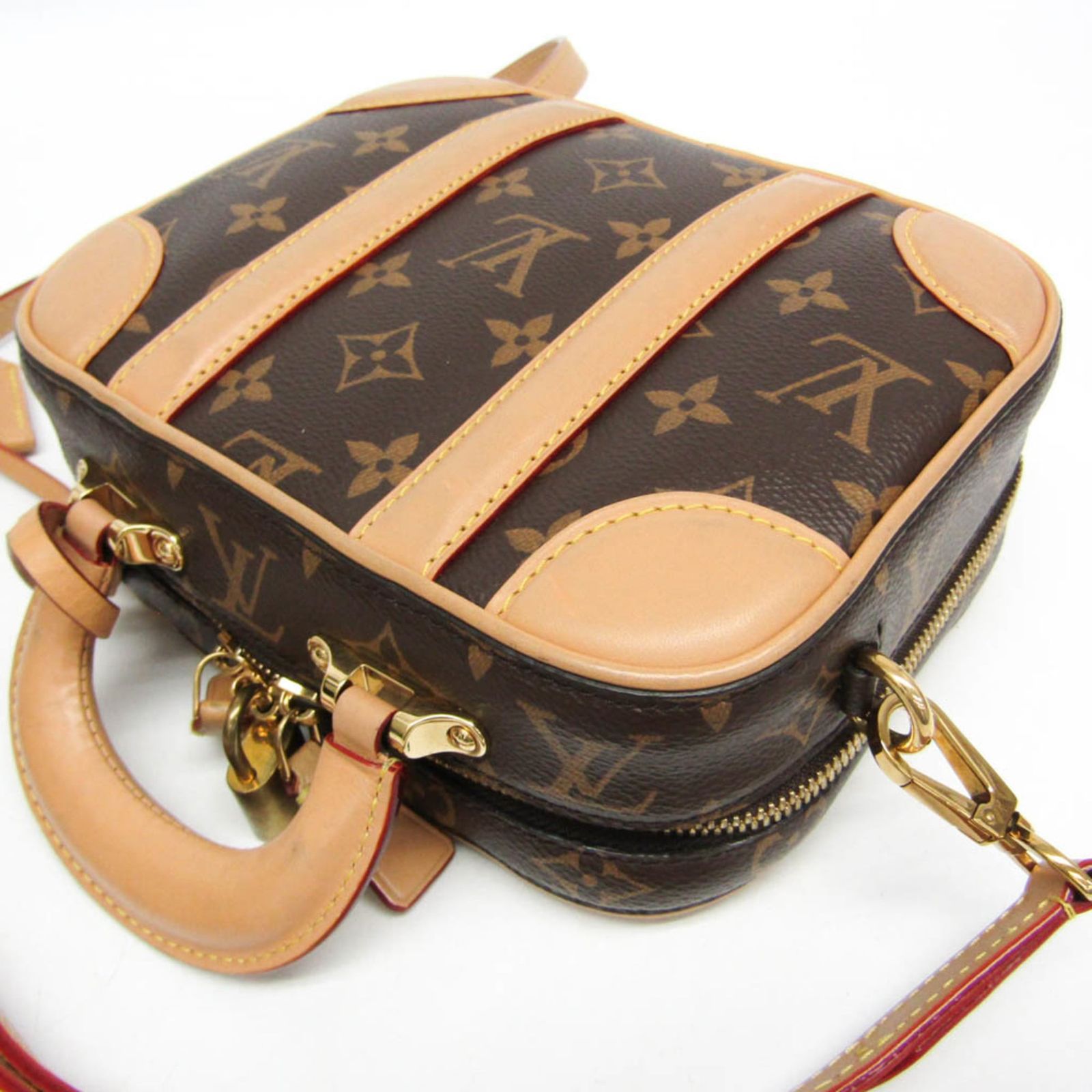 【美品】ルイヴィトン【LOUIS VUITTON】M44804 ヴァリゼットBB モノグラム ナチュラル ハンドバッグ 2WAYショルダー 斜め掛け トップハンドル LV HAND BAG MONOGRAM MATURAL【Aランク】【中古】 ルイ・ヴィトン(Louis Vuitton) モノグラム ヴァリゼット BB M44804