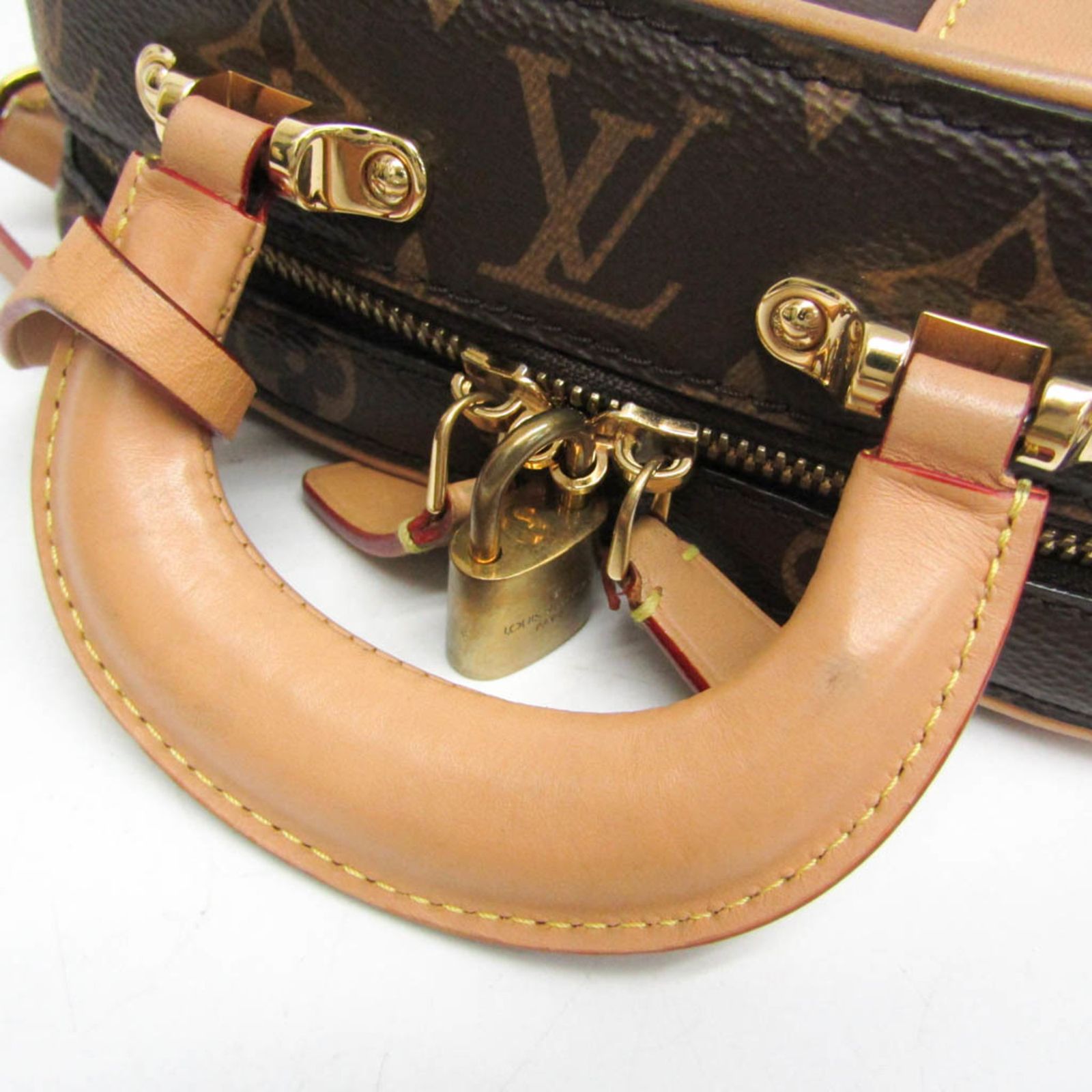 【美品】ルイヴィトン【LOUIS VUITTON】M44804 ヴァリゼットBB モノグラム ナチュラル ハンドバッグ 2WAYショルダー 斜め掛け トップハンドル LV HAND BAG MONOGRAM MATURAL【Aランク】【中古】 ルイ・ヴィトン(Louis Vuitton) モノグラム ヴァリゼット BB M44804