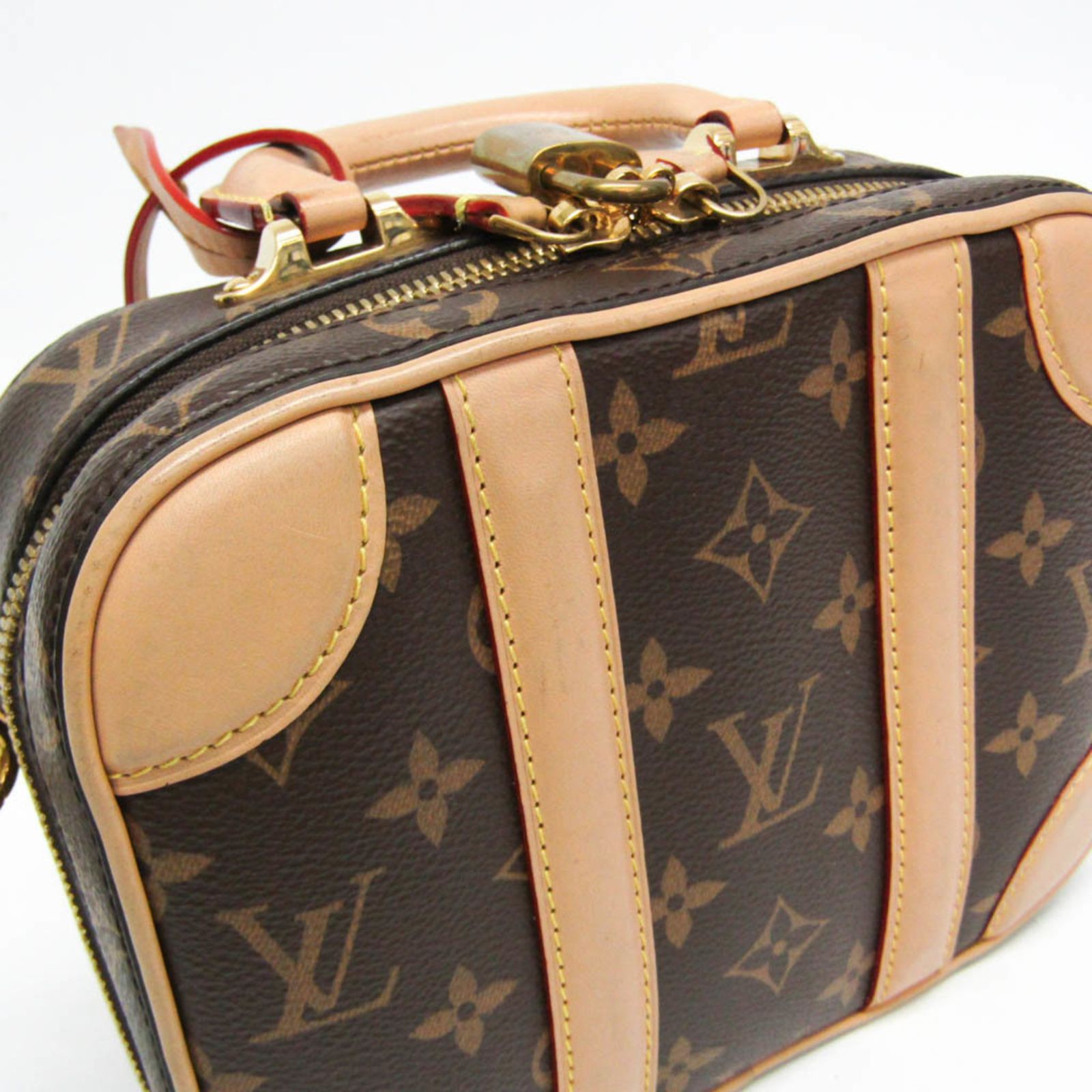【美品】ルイヴィトン【LOUIS VUITTON】M44804 ヴァリゼットBB モノグラム ナチュラル ハンドバッグ 2WAYショルダー 斜め掛け トップハンドル LV HAND BAG MONOGRAM MATURAL【Aランク】【中古】 ルイ・ヴィトン(Louis Vuitton) モノグラム ヴァリゼット BB M44804