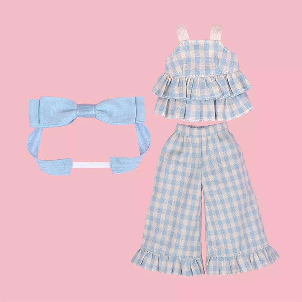 【新品】ドールアクセサリー 22cm用 ナチュラルサマーセット(ブルー) 「Blythe-ブライス-」 Dear Darling fashion for dolls