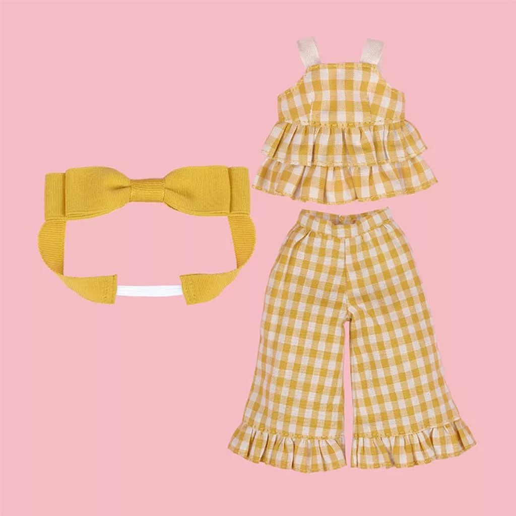 【新品】ドールアクセサリー 22cm用 ナチュラルサマーセット(イエロー) 「Blythe-ブライス-」 Dear Darling fashion for dolls