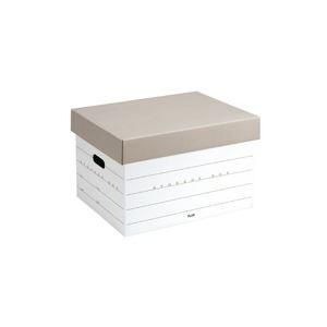 （まとめ）プラス ストレージボックス DN-245 グレー 〔×7セット〕