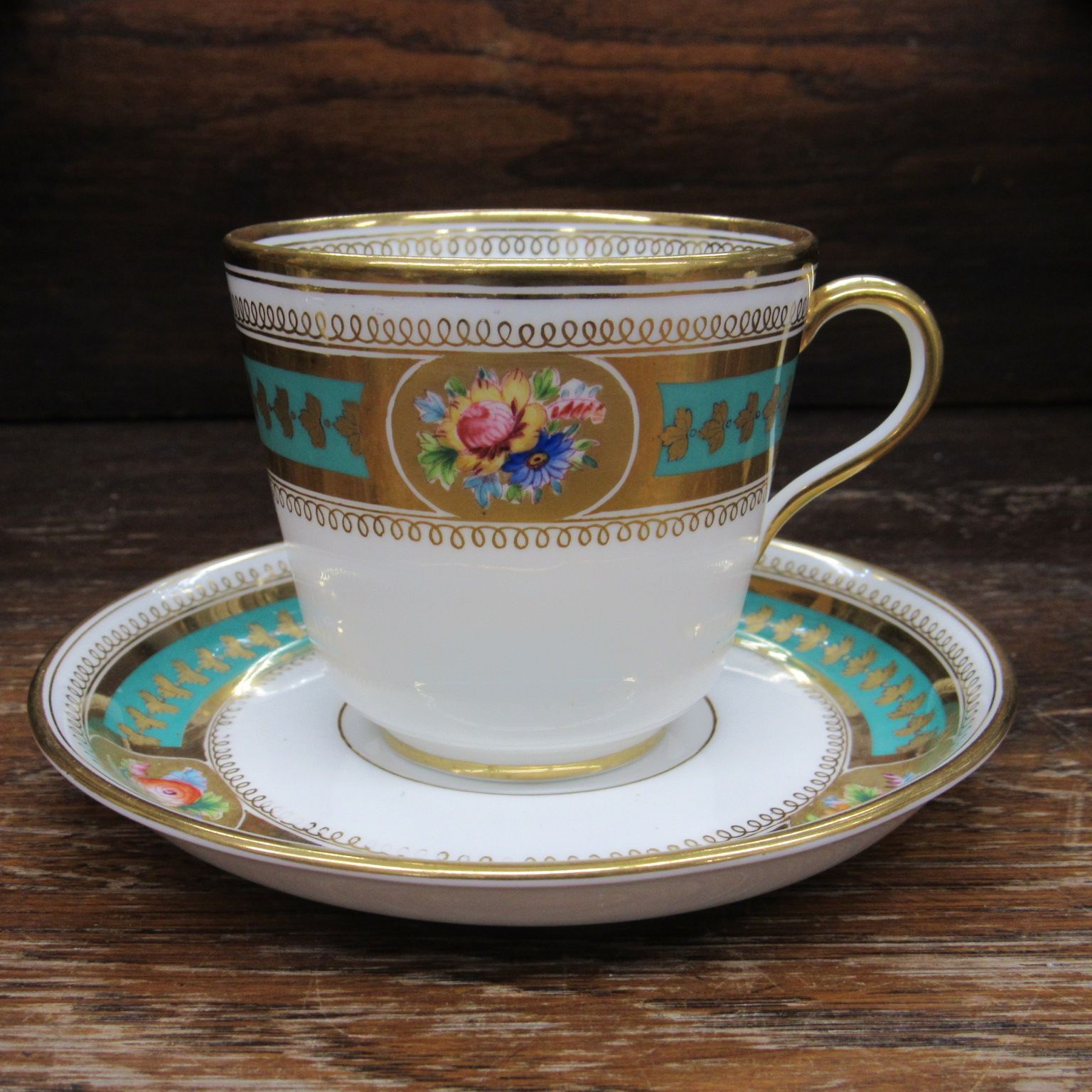 コールポート coalport 1850年頃 アンティーク カップソーサー