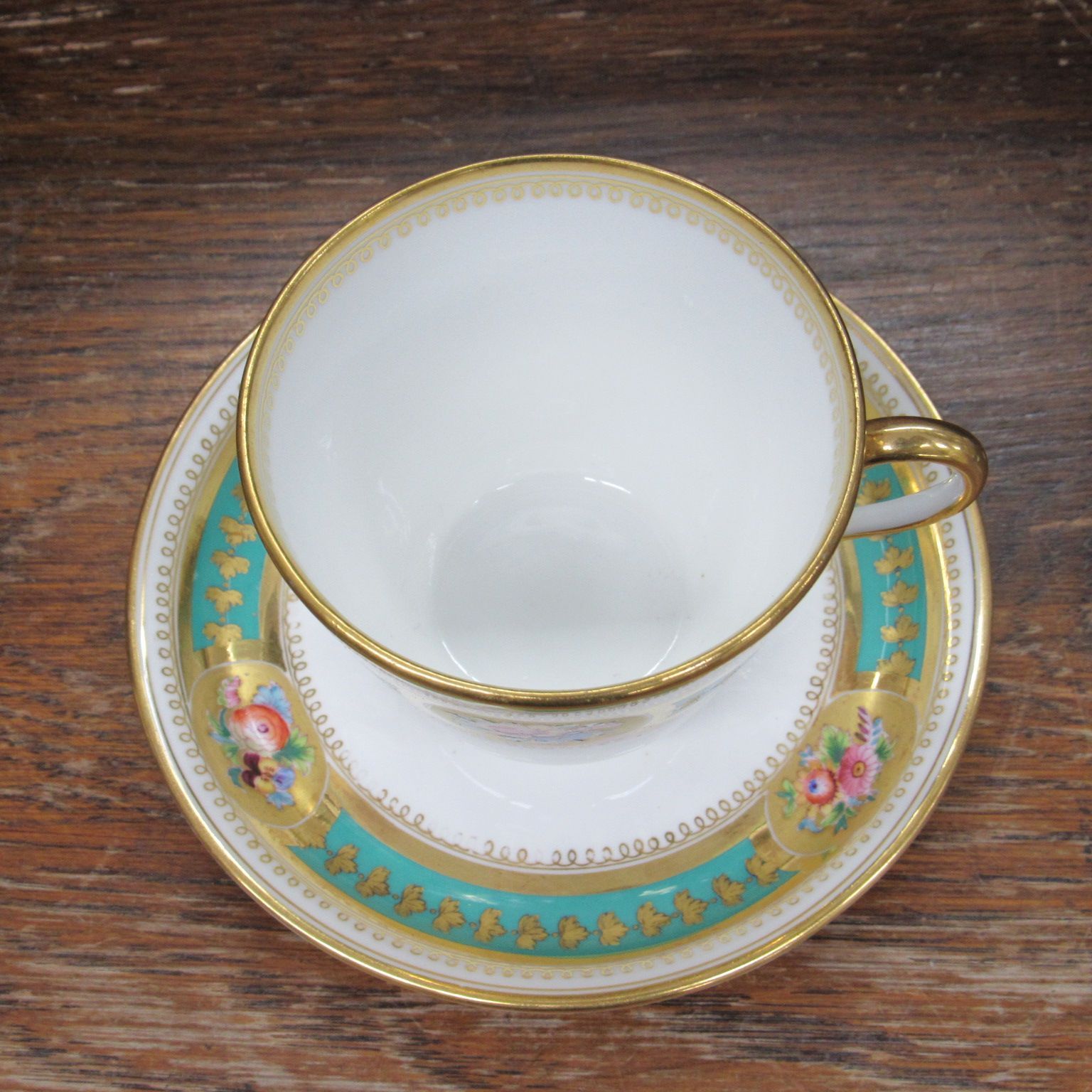 コールポート coalport 1850年頃 アンティーク カップソーサー