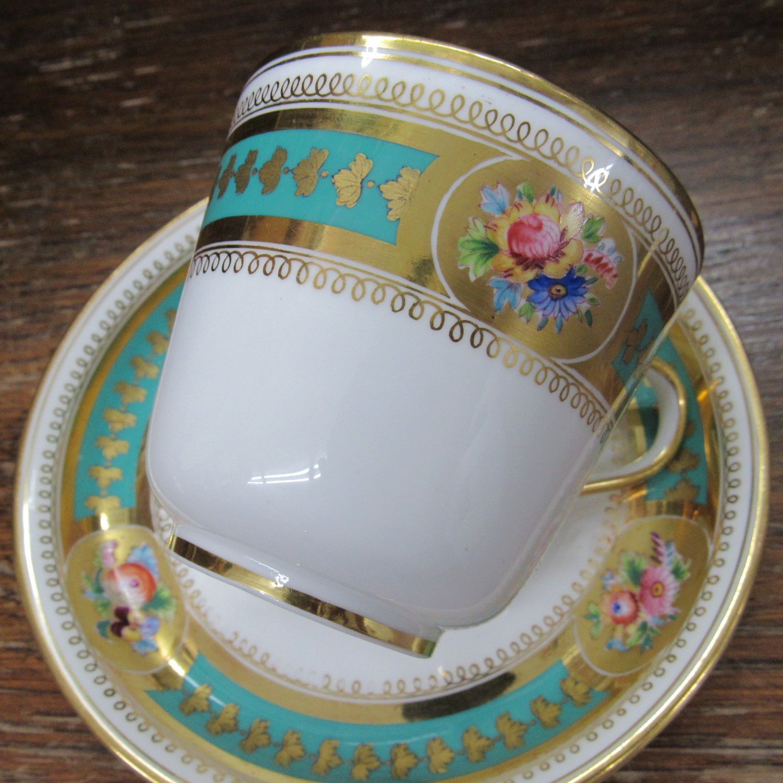 コールポート coalport 1850年頃 アンティーク カップソーサー