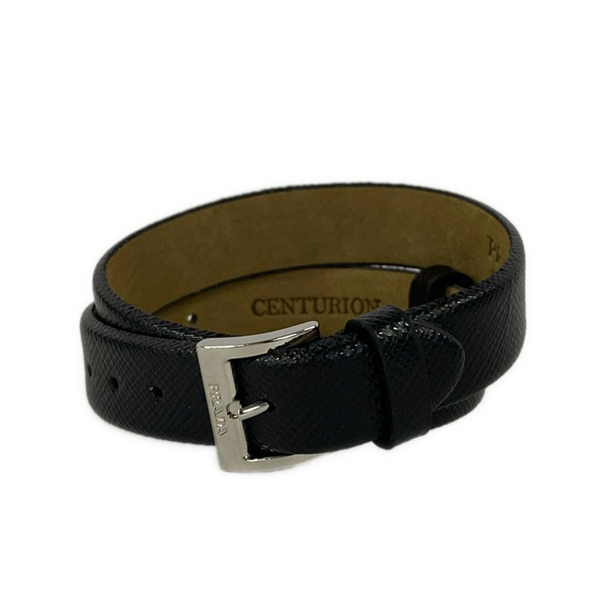 PRADA(プラダ) ブレスレット美品 - レザー 黒 PRADA×CENTURION - メルカリ PRADA(プラダ) ブレスレット美品 - レザー 黒 PRADA×CENTURION - メルカリ
