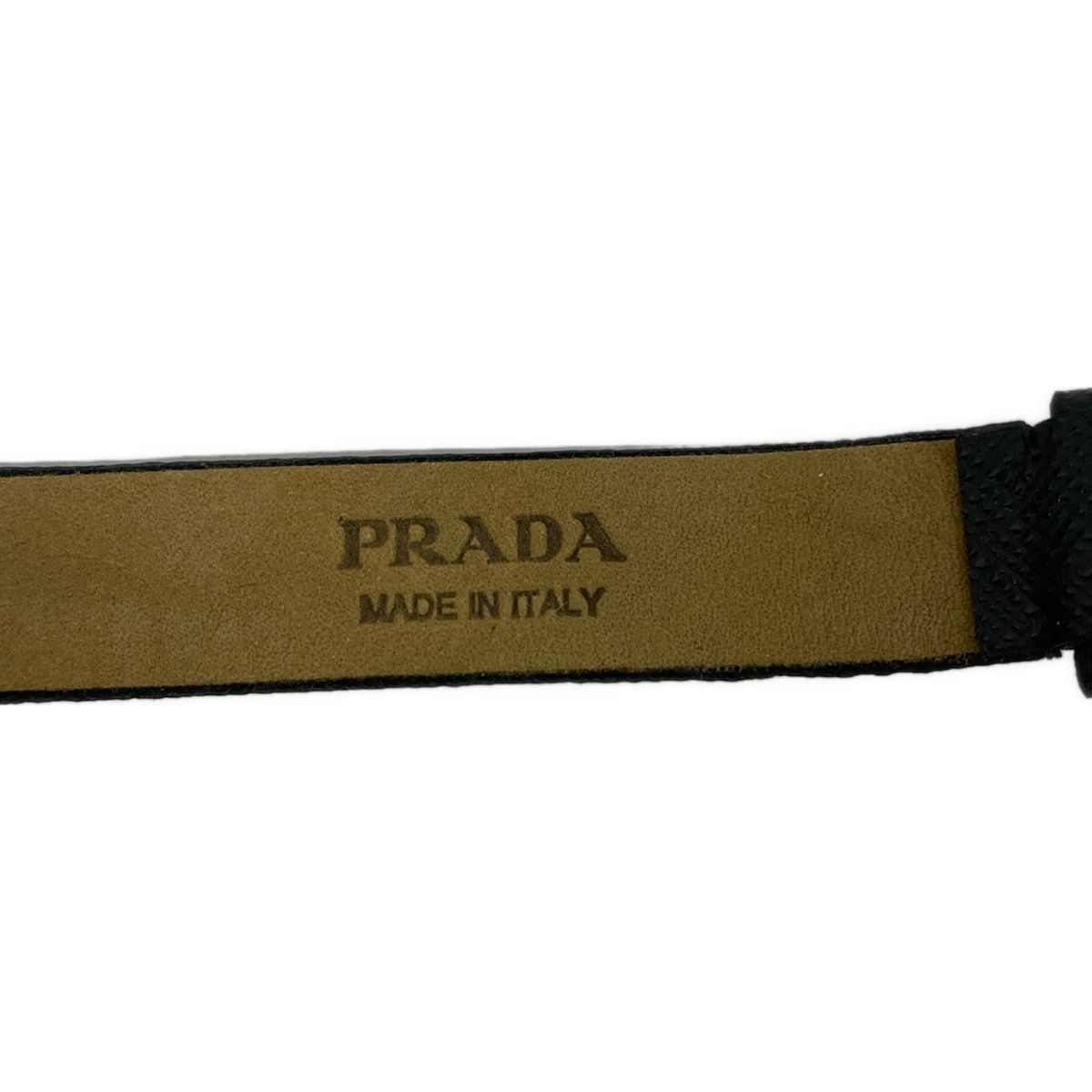 PRADA(プラダ) ブレスレット美品 - レザー 黒 PRADA×CENTURION - メルカリ