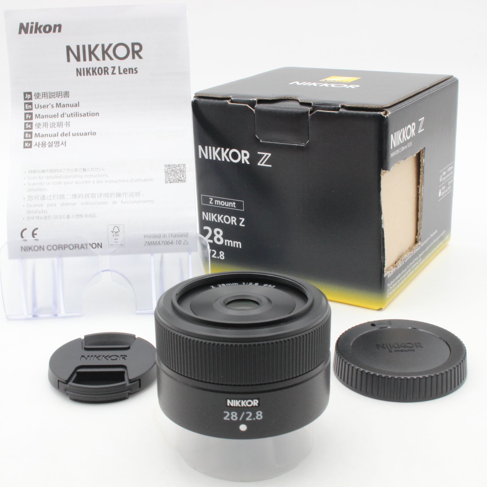 【ほぼ新品】 Nikon ニコン NIKKOR Z 28mm f2.8 nikon NIKON 元箱 付属品 付き 106007