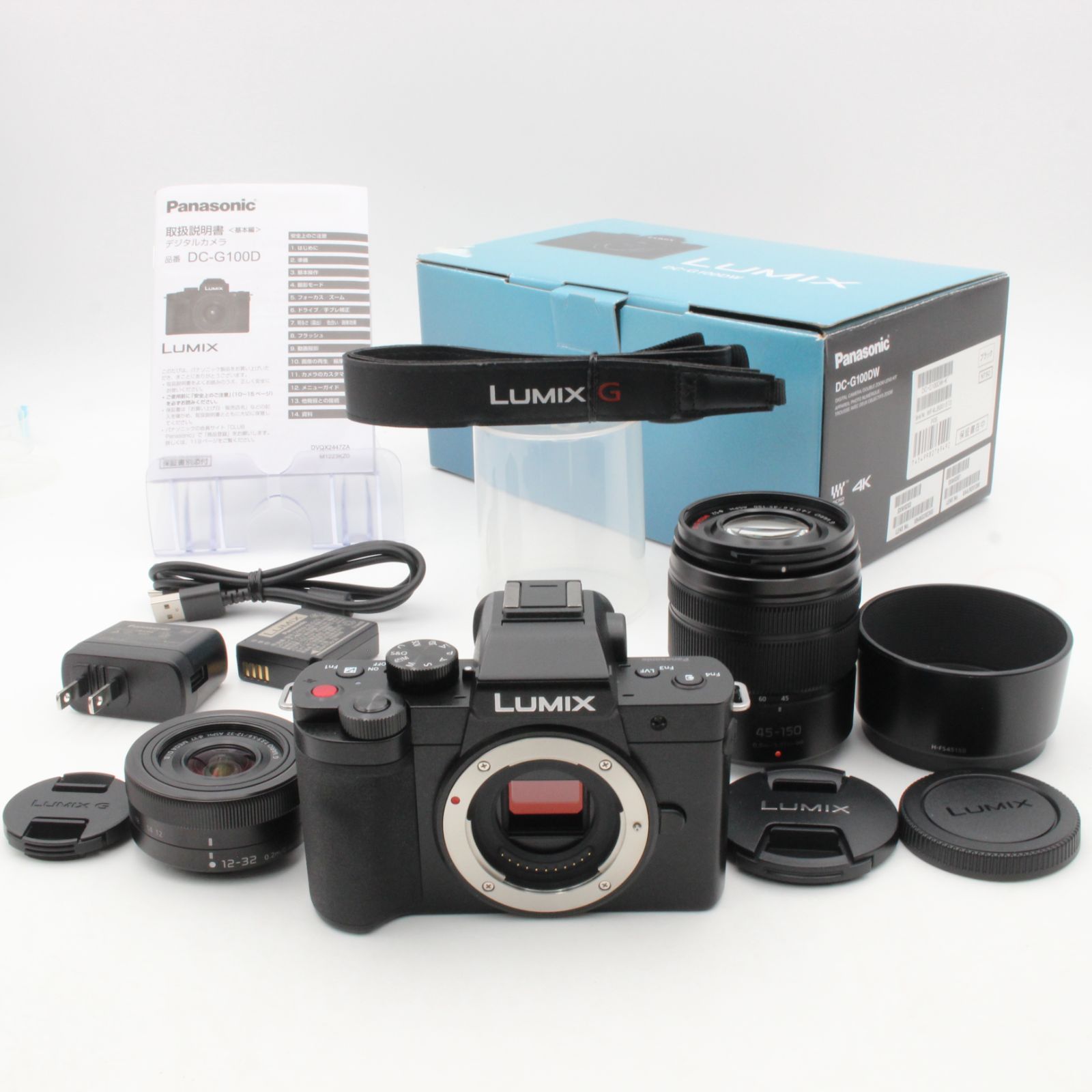 ショット数299 【ほぼ新品】 Panasonic パナソニック Lumix DC-G100DW 