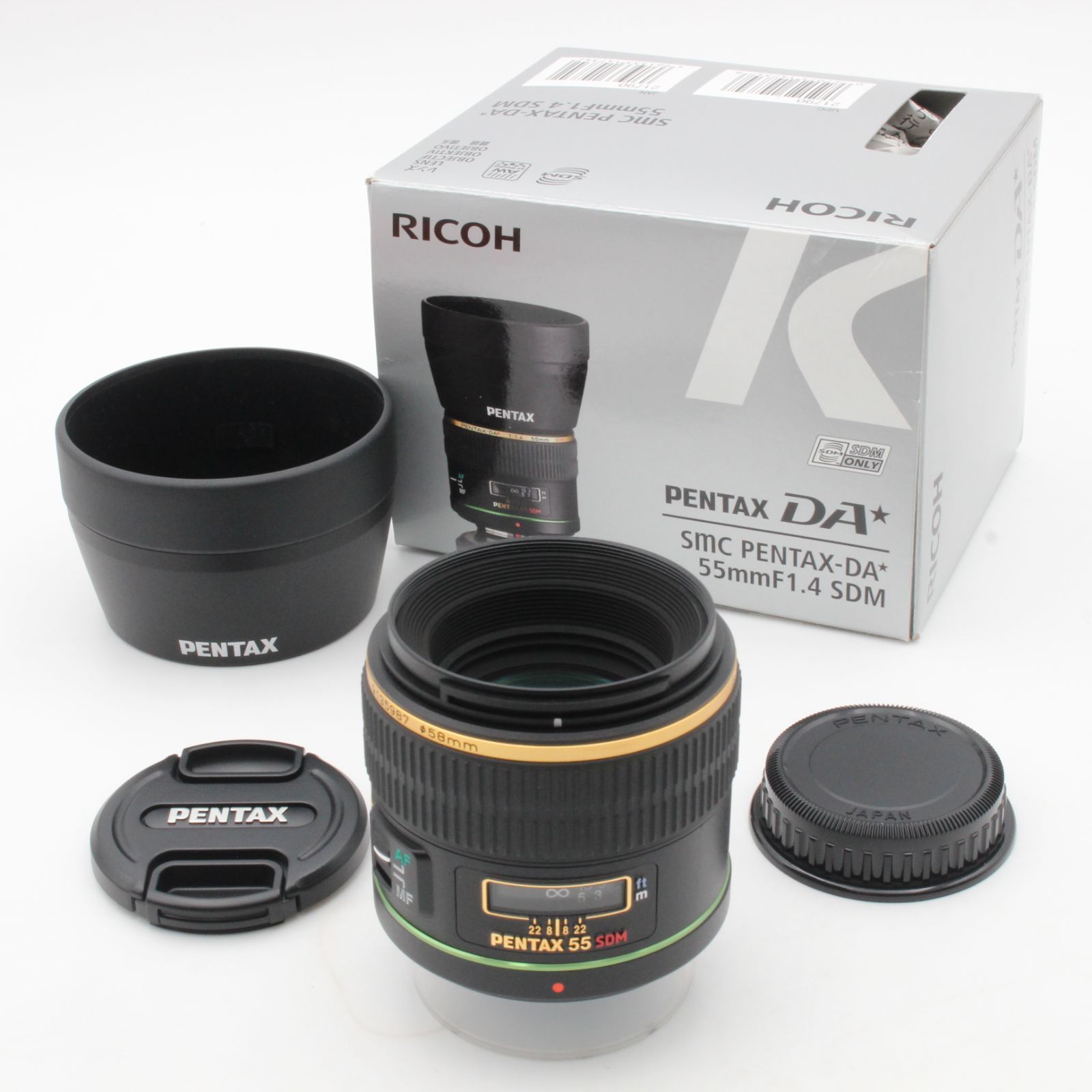 極美品】 PENTAX smc PENTAX-DA 55mm f1.4 SDM pentax ペンタックス 元 