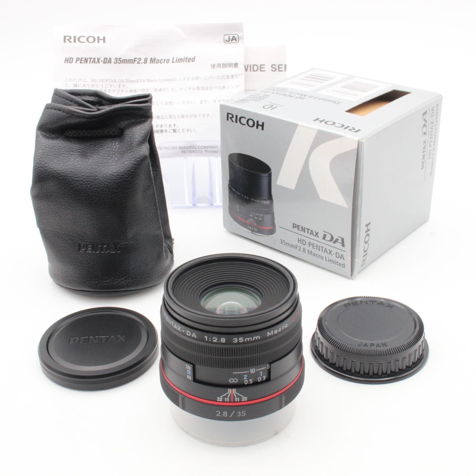 【ほぼ新品】 PENTAX HD PENTAX-DA 35mm f2.8 Macro Limited pentax ペンタックス 元箱 付属品 付き 106015