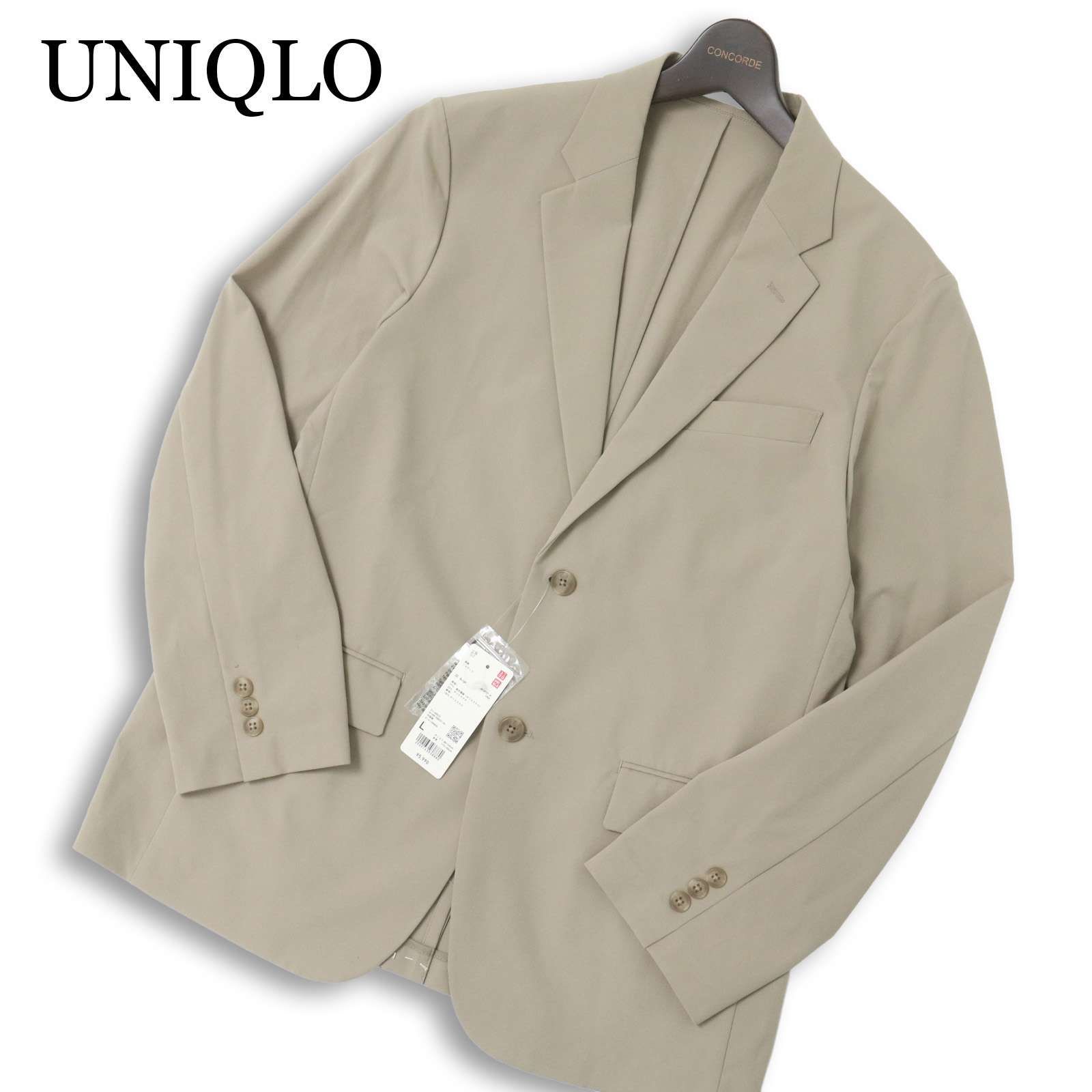 未使用☆ UNIQLO ユニクロ 通年☆ 【感動ジャケット】 ストレッチ 