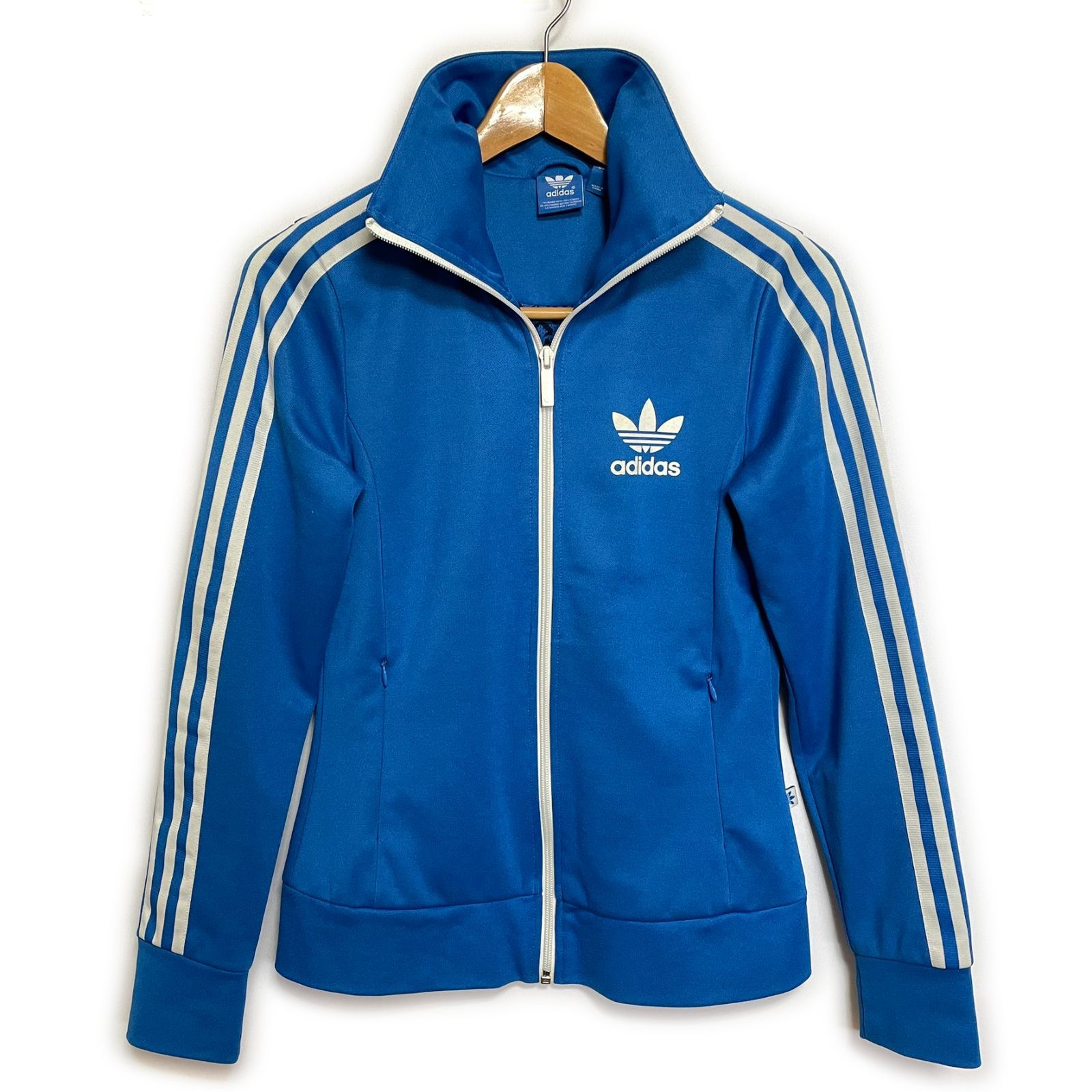 古着 adidas アディダス トラックジャケット ジャージ トレフォイル 