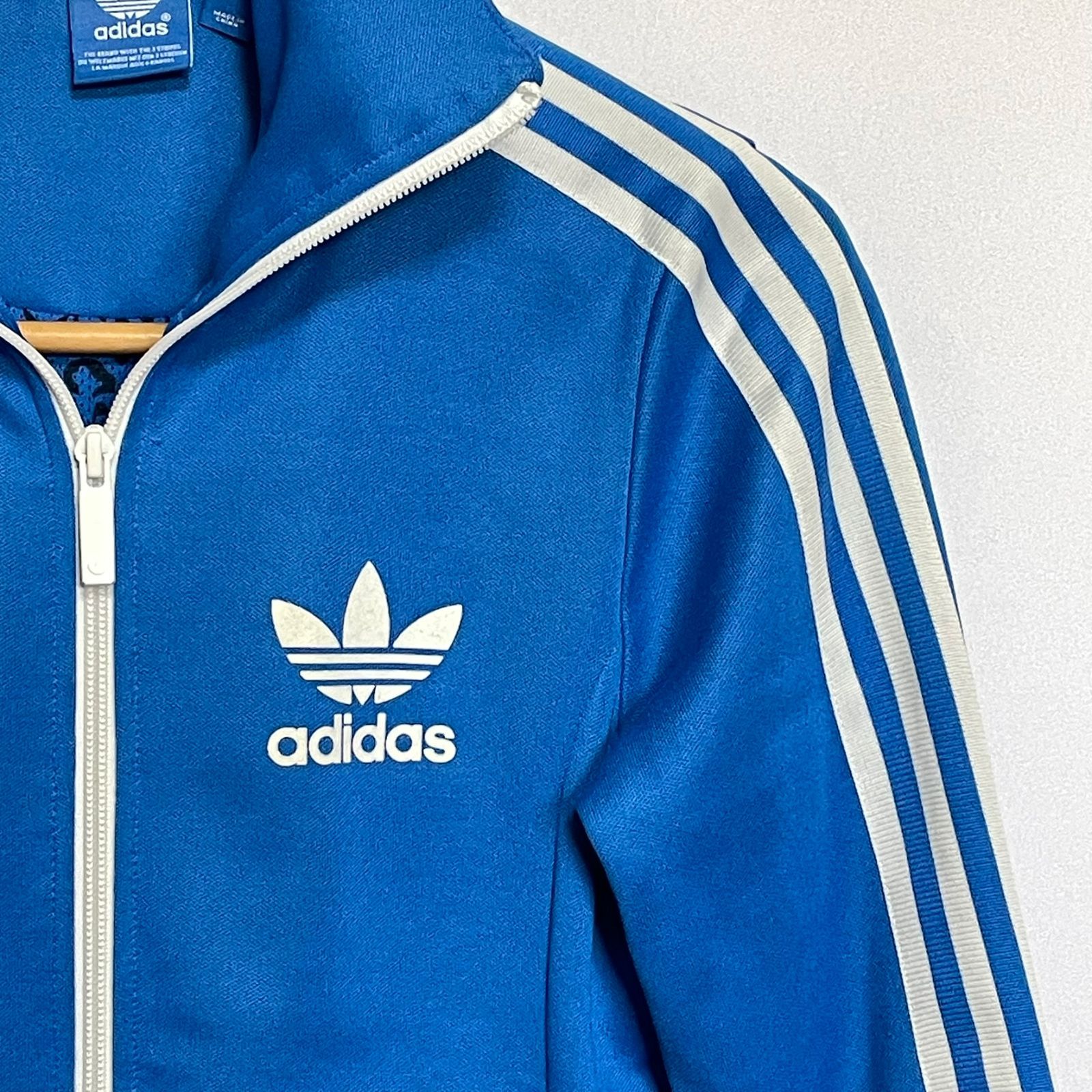 古着 adidas アディダス トラックジャケット ジャージ トレフォイル 