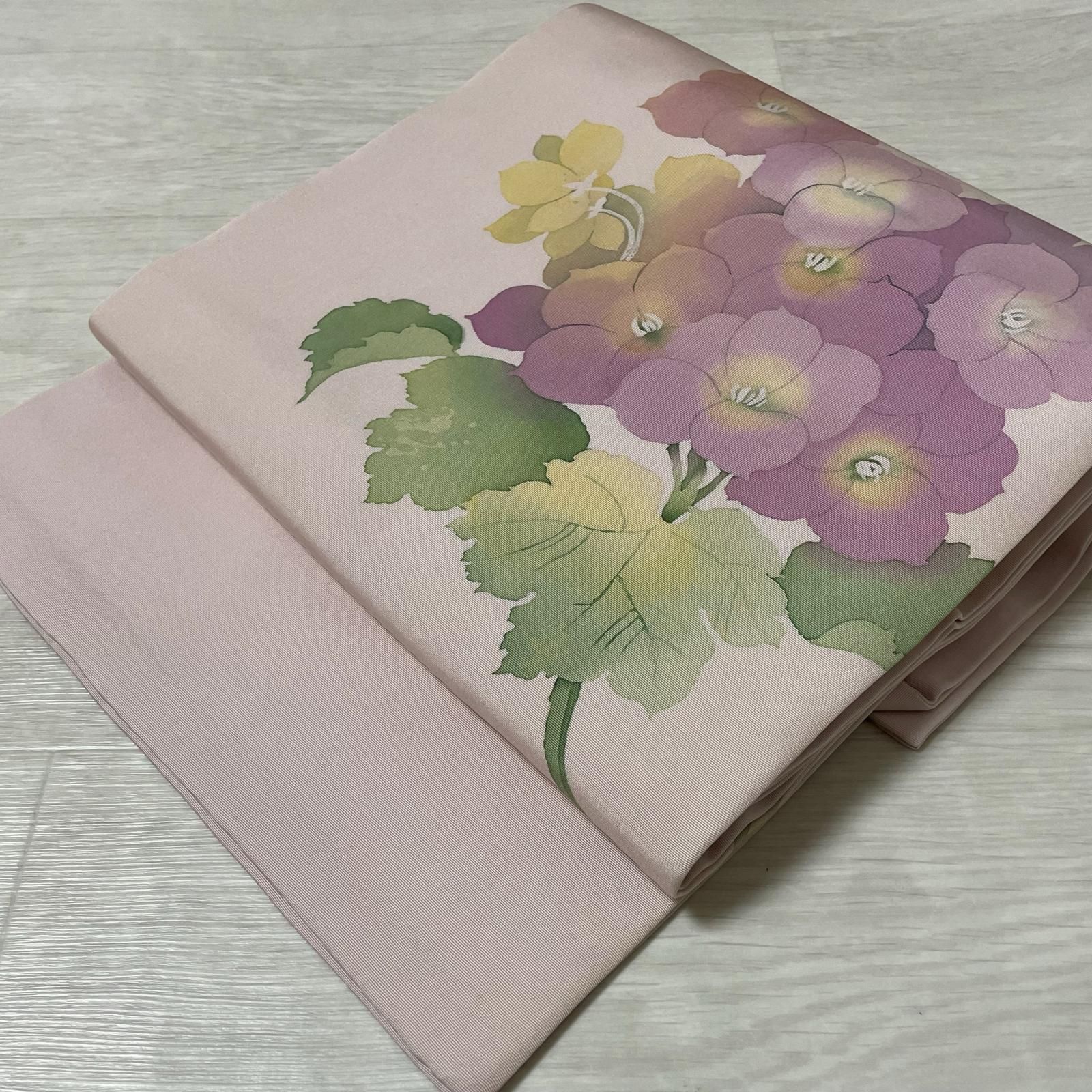 名古屋帯 塩瀬 上品な花模様 九寸 正絹 着物 X-1228 - メルカリ