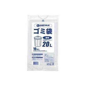 （まとめ）ジョインテックス ゴミ袋 LDD 透明 20L 10枚 N208J-20〔×50セット〕
