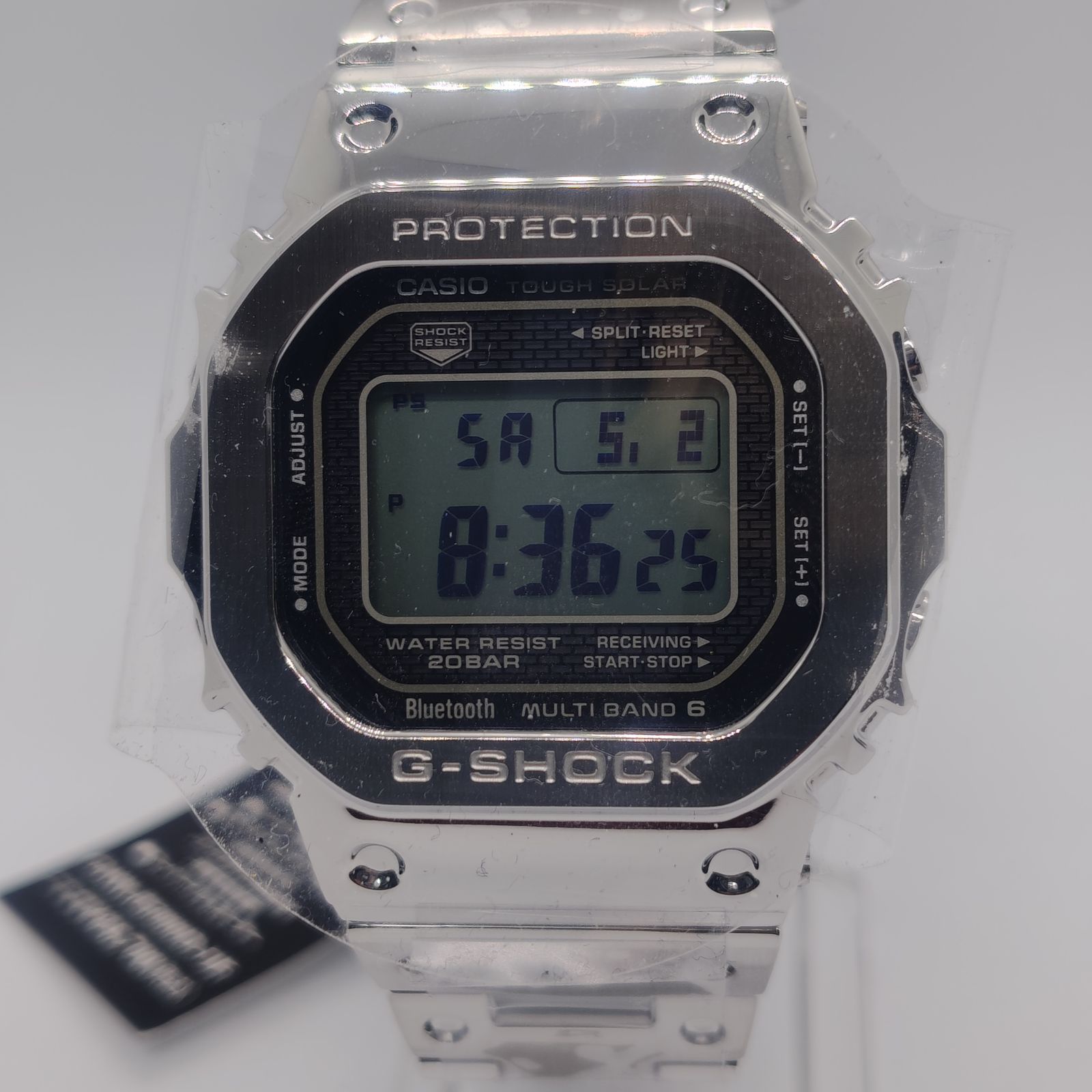 未使用品 カシオ G-SHOCK GMW-B5000D-1JF フルメタル モバイルリンク 