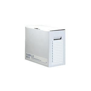 （まとめ）プラス サンプルボックス FL-001SB A4 ブルー〔×10セット〕