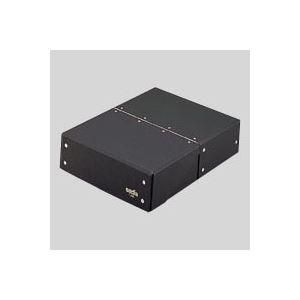 （まとめ） ボックス〈図面函〉 T-280-60 黒 1個入 〔×2セット〕