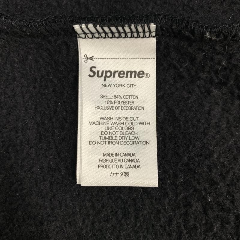 中古】Supreme S Logo Zip Up Hooded Sweatshirt L ブラック