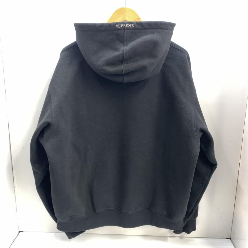 中古】Supreme S Logo Zip Up Hooded Sweatshirt L ブラック