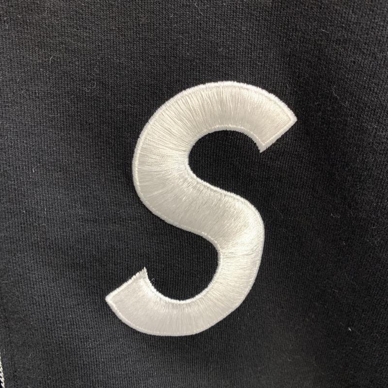 中古】Supreme S Logo Zip Up Hooded Sweatshirt L ブラック