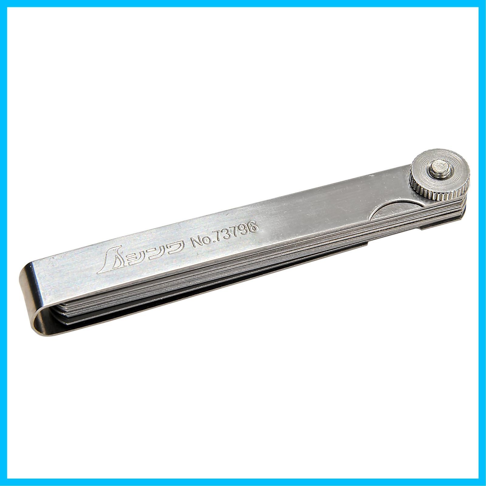 特価商品】100mm E シックネスゲージ 25枚組 Sokutei) 73796 シンワ