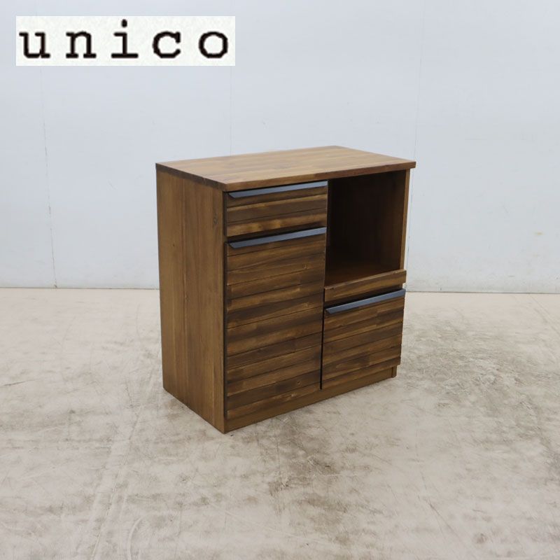 ◇展示美品◇ unico ウニコ SWELLA スウェラ キッチンカウンター W800