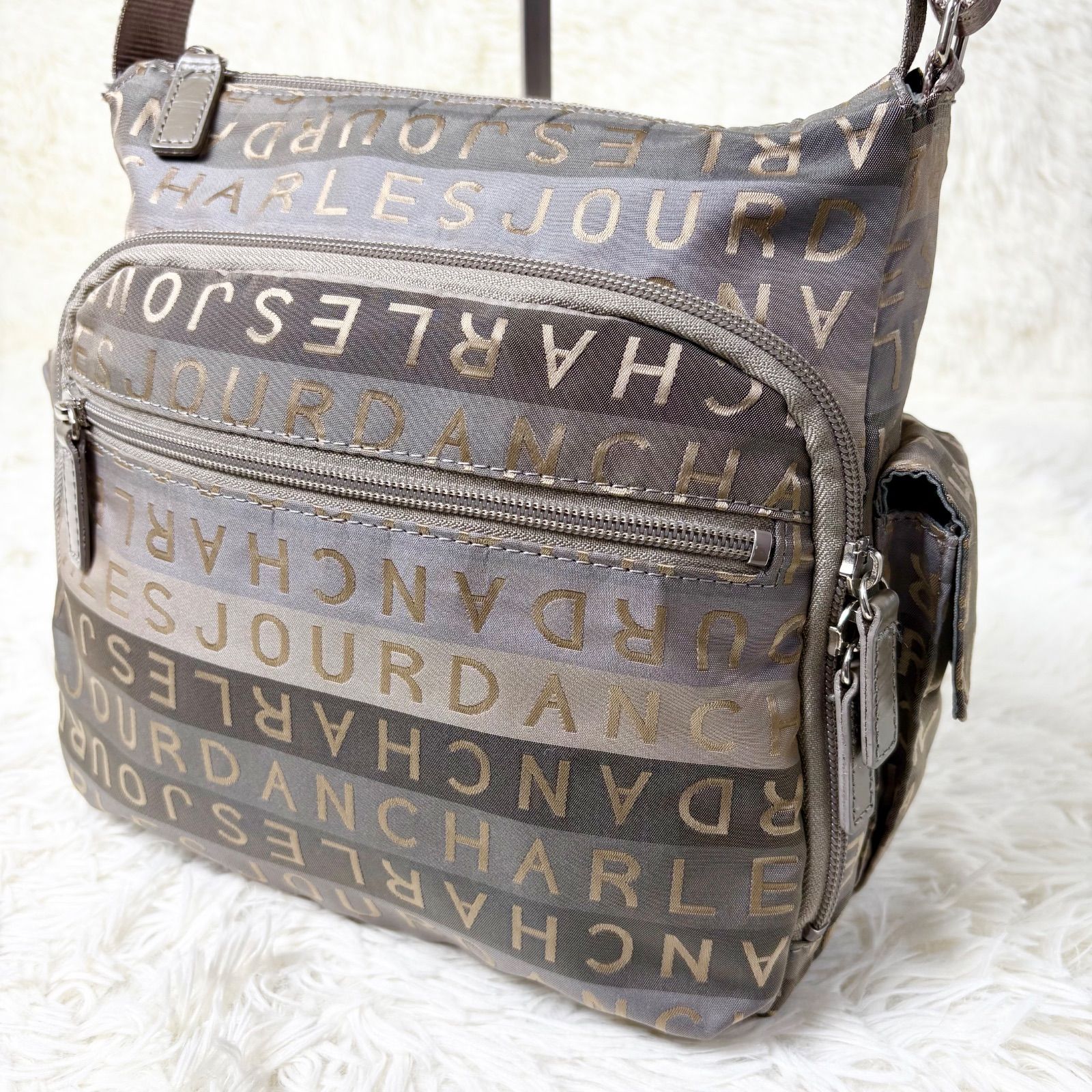 美品】シャルルジョルダン CHARLES JOURDAN ショルダーバッグ 