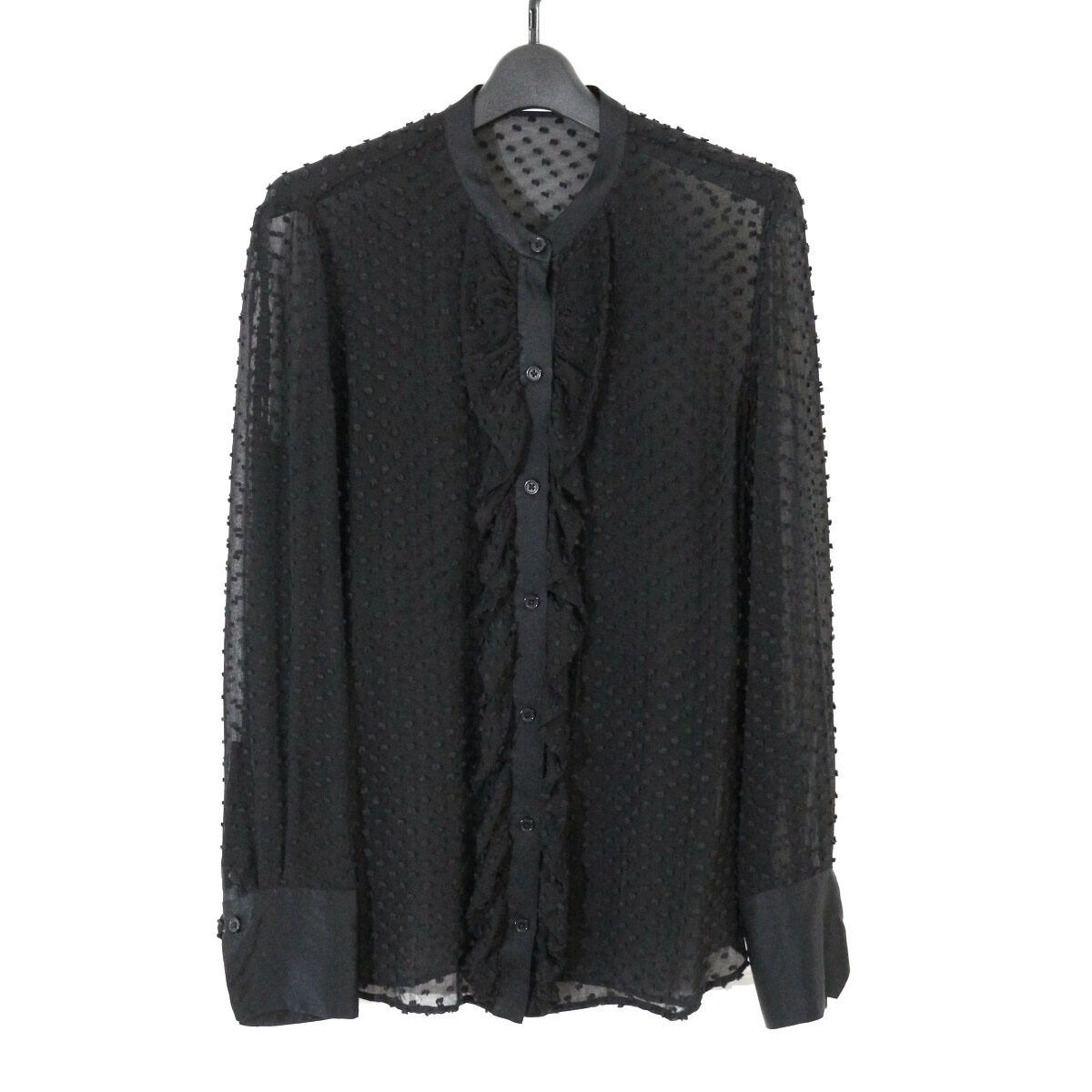 L'Appartement EQUIPMENT FEMME シルクフリルブラウス L'Appartement購入 EQUIPMENT エキプモン 22SS N/C Frill Blouse