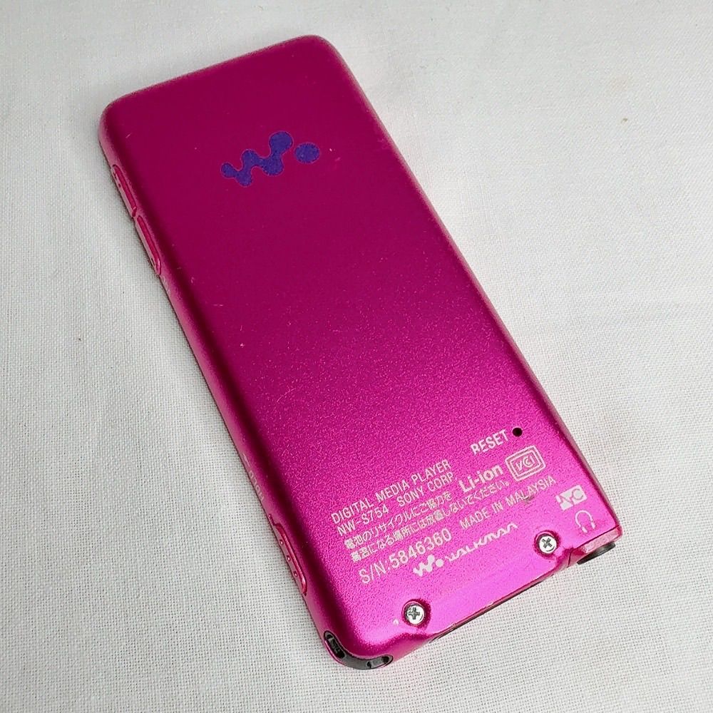 SONY ビビットピンク NW-S754 SONY ウォークマン NW-S754 ビビット
