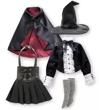 【中古】ドールアクセサリー PNS 星降る夜の魔法使いset ブラック×ホワイト 10,260円