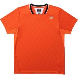 【新品・5営業日で発送】YONEX ヨネックス ユニゲームシャツ (10753) 色 : サイバーオレンジ サイズ : SS